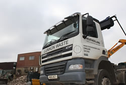 Skip Hire in Epping hook loader