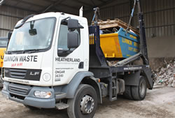 Skip Hire in Epping fully loaded skip